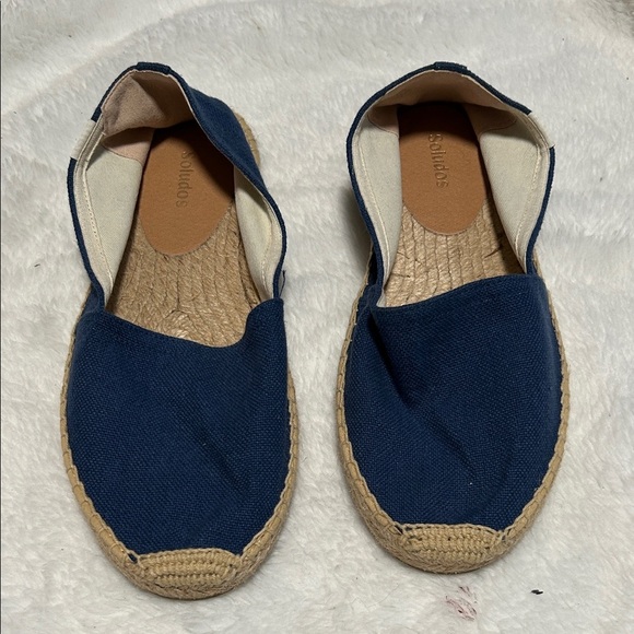 Soludos Dark Blue Espadrilles - Picture 1 of 7